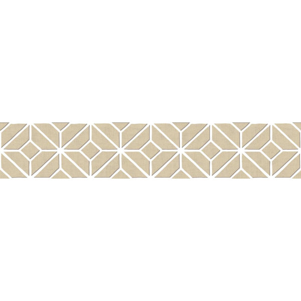 York Wallcoverings Border Portfolio II Agean 15' x 6" Trellis Border